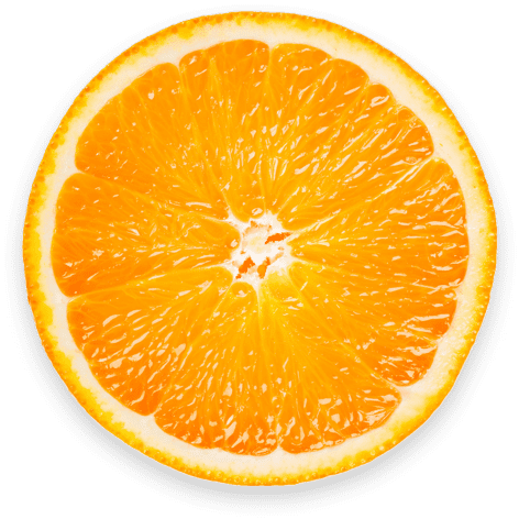fläckfri Orange